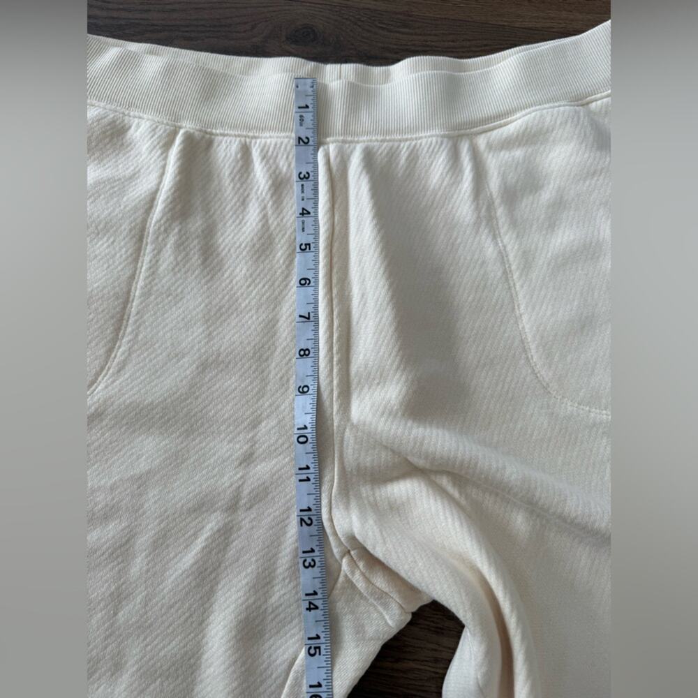 NWT Madewell MWL Airyterry Stitched Pocket Tapered Sweatpants Cream Size 2X - Picture 11 of 12
